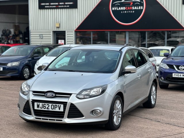 2012 62 Ford Focus 1.6 TDCi Titanium Hatchback 5dr Diesel Manual Euro 5 (s/s) (115 ps)