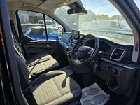 USED 2022 22 FORD TOURNEO CUSTOM 2.0 320 EcoBlue Titanium Minibus, 60,800 miles, 1 owner, Euro 6 ULEZ diesel, 9 seats, 6-speed, AC, parking sensors, alloys & more! +VAT @20% ***MANUAL***DIESEL***8 SEATS***