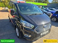USED 2022 22 FORD TOURNEO CUSTOM 2.0 320 EcoBlue Titanium Minibus, 60,800 miles, 1 owner, Euro 6 ULEZ diesel, 9 seats, 6-speed, AC, parking sensors, alloys & more! +VAT @20% ***MANUAL***DIESEL***8 SEATS***