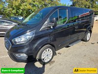 USED 2022 22 FORD TOURNEO CUSTOM 2.0 320 EcoBlue Titanium Minibus, 60,800 miles, 1 owner, Euro 6 ULEZ diesel, 9 seats, 6-speed, AC, parking sensors, alloys & more! +VAT @20% ***MANUAL***DIESEL***8 SEATS***