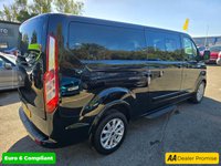 USED 2022 22 FORD TOURNEO CUSTOM 2.0 320 EcoBlue Titanium Minibus, 60,800 miles, 1 owner, Euro 6 ULEZ diesel, 9 seats, 6-speed, AC, parking sensors, alloys & more! +VAT @20% ***MANUAL***DIESEL***8 SEATS***
