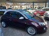 USED 2014 64 VAUXHALL ADAM 1.2 16v GLAM Hatchback 3dr Petrol Manual Euro 5 (70 ps) PURPLE FICTION with WHITE MY FIRE ROOF COLOUR