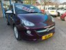 USED 2014 64 VAUXHALL ADAM 1.2 16v GLAM Hatchback 3dr Petrol Manual Euro 5 (70 ps) PURPLE FICTION with WHITE MY FIRE ROOF COLOUR