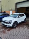 USED 2022 22 KIA SPORTAGE 1.6 h T-GDi 3 SUV 5dr Petrol Hybrid Auto Euro 6 (s/s) (226 bhp) GENUINE MILEAGE HYBRID