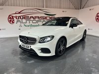 USED 2018 68 MERCEDES-BENZ E-CLASS 3.0 E350d V6 AMG Line (Premium) Coupe 2dr Diesel G-Tronic+ 4MATIC Euro 6 (s/s) (258 ps) 2 keys, 360 surround cam, pan roof