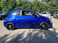 USED 2019 68 ABARTH 595C 1.4 T-Jet Cabrio 2dr Petrol Manual Euro 6 (145 ps) BY APPOINTMENT ONLY - Alloy Wheels, Air Con, Bluetooth, Touchscreen Display, DAB Radio, Sports Mode, Podium Blue, Performance Suspension & Brakes, Sport Yellow Seats Belts, Soft Top Roof.
