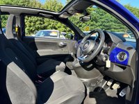 USED 2019 68 ABARTH 595C 1.4 T-Jet Cabrio 2dr Petrol Manual Euro 6 (145 ps) BY APPOINTMENT ONLY - Alloy Wheels, Air Con, Bluetooth, Touchscreen Display, DAB Radio, Sports Mode, Podium Blue, Performance Suspension & Brakes, Sport Yellow Seats Belts, Soft Top Roof.