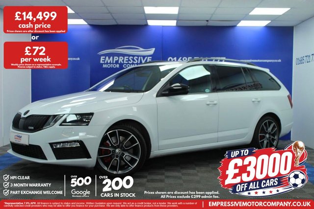 View our Skoda Octavia 2.0 TSI GPF vRS Estate 5dr Petrol Manual Euro 6 (s/s) (245 ps)