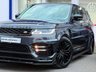 USED 2018 68 LAND ROVER RANGE ROVER SPORT 3.0 SD V6 HSE LUMMA KIT PANORAMIC ROOF MERIDIAN TV SAT NAV CAMERA 22