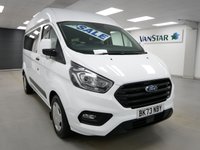 USED 2023 73 FORD TRANSIT CUSTOM 320 2.0 EBL 130 BHP L2 HIGH ROOF TREND AUTOMATIC 9 SEATER MINIBUS AUTOMATIC | AIR CON | CARPLAY | 9 SEATS
