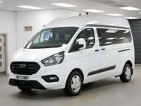 USED 2023 73 FORD TRANSIT CUSTOM 320 2.0 EBL 130 BHP L2 HIGH ROOF TREND AUTOMATIC 9 SEATER MINIBUS AUTOMATIC | AIR CON | CARPLAY | 9 SEATS