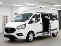 USED 2023 73 FORD TRANSIT CUSTOM 320 2.0 EBL 130 BHP L2 HIGH ROOF TREND AUTOMATIC 9 SEATER MINIBUS AUTOMATIC | AIR CON | CARPLAY | 9 SEATS