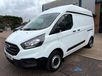USED 2021 21 FORD TRANSIT CUSTOM Leader L2 H2 2.0 300 EcoBlue Diesel LWB High Top Panel Van Manual Euro 6 (s/s) (130 bhp) Only 83,046 miles - 3 Ford main dealer services - last long life service on 19.02.2025 @ 71,783 miles - EURO 6, high top, long wheelbase, A/C, Bluetooth, electric windows, DAB Radio, USB port, driver's airbag, factory fitted bulkhead, side loading door, ply lined, remote Central Locking, finance arranged on site & 6 months premium Autoguard warranty