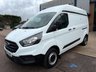 USED 2021 21 FORD TRANSIT CUSTOM Leader L2 H2 2.0 300 EcoBlue Diesel LWB High Top Panel Van Manual Euro 6 (s/s) (130 bhp) Only 83,046 miles - 3 Ford main dealer services - last long life service on 19.02.2025 @ 71,783 miles - EURO 6, high top, long wheelbase, A/C, Bluetooth, electric windows, DAB Radio, USB port, driver's airbag, factory fitted bulkhead, side loading door, ply lined, remote Central Locking, finance arranged on site & 6 months premium Autoguard warranty
