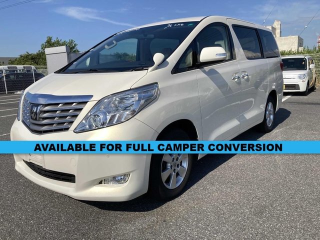View our Toyota Alphard Campervan TOYOTA ALPHARD 3.5 VERY LOW MILEAGE IDEAL FOR CUSTOM CAMPER CONVERSION #1194