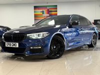 USED 2018 18 BMW 5 SERIES 2.0 520d M Sport Saloon 4dr Diesel Auto Euro 6 (s/s) (190 ps) FBMWSH + HARMON KARDON + &pound;6.3K SPEC + AERO KIT + AMBIENTS!