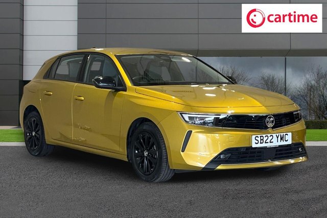 View our Vauxhall Astra 1.2 Turbo Design Hatchback 5dr Petrol Manual Euro 6 (s/s) (130 ps) Front  / Rear Parking Sensors, Android Auto / Apple CarPlay, Navigation System, 16In Alloys, Folding Mirrors