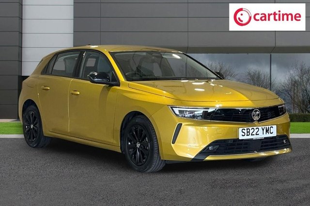View our Vauxhall Astra 1.2 Turbo Design Hatchback 5dr Petrol Manual Euro 6 (s/s) (130 ps) Front  / Rear Parking Sensors, Android Auto / Apple CarPlay, Navigation System, 16In Alloys, Folding Mirrors