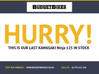 USED 2024 73 KAWASAKI Ninja 125 STUNNING - ONLY 167 MILES COMES WITH NEW MOT AND WARRANTY