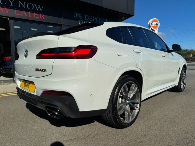 2019 BMW X4 2019 3.0 M40i M Sport SUV 5dr Petrol Auto xDrive Euro 6 (s/s) (354 ps) * HUGE SPEC LIST * COMFORT PACK * M SPORT PLUS PACK * HARMAN KARDON * 21" ALLOY WHEELS * VIRTUAL COCKPIT * HEATED VERNASCA LEATHER * BMW DISPLAY KEY * M SPORT BRAKING * SENSATEC TRIM * ALPINE WHITE * ACOUSTIC GLAZING * SUN PROTECTION GLAZING * COMFORT ACCESS * EXTENDED STORAGE * LED LIGHTS * AUTOMATIC TAILGATE * BLACK REAR SPOILER STUNNING THROUGHOUT * - Photo 6