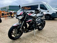 USED 2021 70 TRIUMPH STREET TRIPLE 765 RS - BUY ONLINE 24 HRS A DAY - FINANCE AVAILABLE - ALL TYPES OF CREDIT ACCEPTED WITH 8,122 MILES FROM NEW