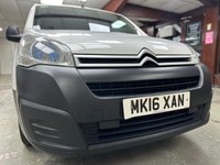 USED 2016 16 CITROEN BERLINGO 1.6 HDi 625 Enterprise Panel Van 5dr Diesel Manual L1 (131 g/km, 75 bhp) Company Owned &bull; Well Maintained