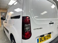 USED 2016 16 CITROEN BERLINGO 1.6 HDi 625 Enterprise Panel Van 5dr Diesel Manual L1 (131 g/km, 75 bhp) Company Owned &bull; Well Maintained