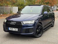 USED 2019 19 AUDI Q7 3.0 TDI V6 50 S line SUV 5dr Diesel Tiptronic quattro Euro 6 (s/s) (286 ps) PAN ROOF+LOW MILES+FSH+CARPLAY+LTHS