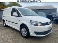 USED 2012 12 VOLKSWAGEN CADDY MAXI 1.6 TDi C20 Maxi Match Panel Van 5dr Diesel DSG FWD (152 g/km, 101 bhp) 