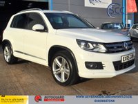 USED 2015 65 VOLKSWAGEN TIGUAN 2.0 TDI BlueMotion Tech R-Line SUV 5dr Diesel Manual 4WD Euro 6 (s/s) (150 ps) Reverse Camera - Heated Seats - Satellite Navigation