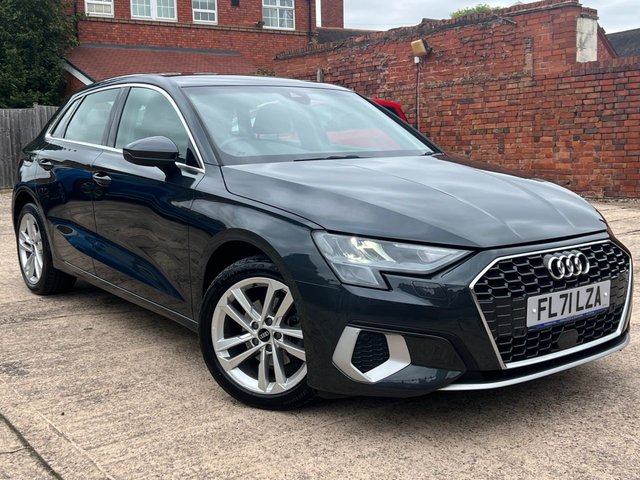 2021 AUDI A3 1.0 TFSI 30 Sport Sportback 5dr Petrol Manual Euro 6 (s/s) (110 ps)