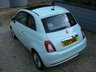 USED 2017 17 FIAT 500 1.2 Lounge Hatchback 3dr Petrol Manual Euro 6 (s/s) (69 bhp) Panoramic Sunroof. Cruise control. Air conditioning. DAB. Bluetooth. Rear parking sensors. Just serviced +++