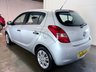 USED 2010 60 HYUNDAI I20 1.2 Classic Hatchback 5dr Petrol Manual Euro 5 (77 bhp) MOT NOV 26 + 15" ALLOYS