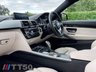 USED 2018 68 BMW 4 SERIES 2.0 420d M Sport Coupe 2dr Diesel Auto xDrive Euro 6 (s/s) (190 ps) IVORY LEATHER + GREAT SPEC + XDRIVE + SAT-NAV