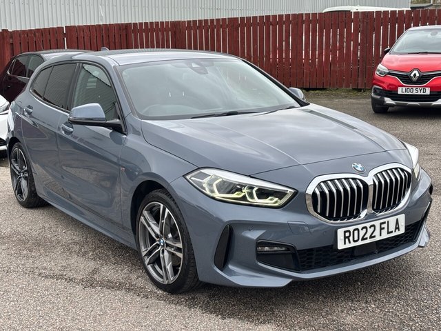 2022 22 BMW 1 SERIES 1.5 118i M Sport (LCP) Hatchback 5dr Petrol DCT Euro 6 (s/s) (136 ps) DESIRABLE STORM BAY GREY, HIGH SPEC
