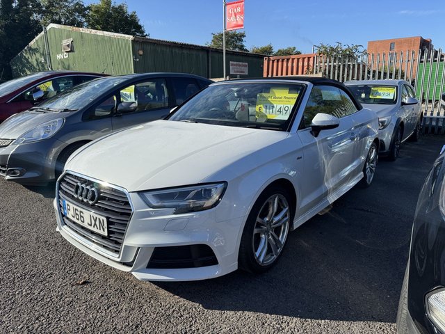 2016 AUDI A3 CABRIOLET 1.4 TFSI CoD S line Convertible 2dr Petrol Manual Euro 6 (s/s) (150 ps) - Photo 3