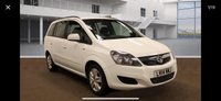 USED 2014 14 VAUXHALL ZAFIRA 1.8 16V Exclusiv MPV 5dr Petrol Manual Euro 5 (120 ps) 