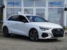 USED 2021 71 AUDI A3 1.4 TFSIe 45 S line Competition Sportback 5dr Petrol Plug-in Hybrid S Tronic Euro 6 (s/s) 13kWh (245 ps) Finished IBIS WHITE with contrasting GREY LEATHER trim. This fantastic Special Edition facelift model is dripping with tech and desirability. It combines a great interior with a refined driving experience. Features include Virtual Dash, Apple Play, Sat Nav, DAB radio, Rear Park Sensors, B/Tooth Cruise Control, Leather, Plug in, Tinted Windows, 18" Alloys, Red Calipers and much more. Dealer Serviced at 14898 miles, 44827 miles and at 86314 miles.