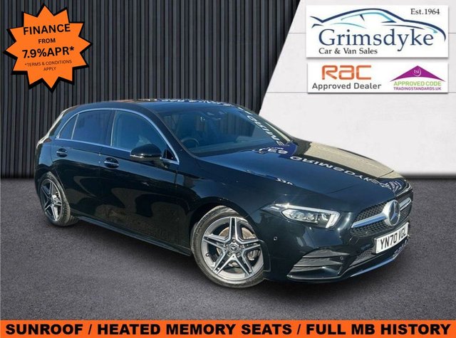2020 70 Mercedes-Benz A-Class 1.3 A200 AMG Line (Premium Plus 2) Hatchback 5dr Petrol 7G-DCT Euro 6 (s/s) (163 ps)