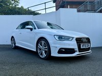 USED 2016 16 AUDI A3 1.6 TDI S line Hatchback 3dr Diesel Manual Euro 6 (s/s) (Nav) (110 ps) ONLY &pound;20 PER YEAR ROAD TAX