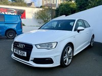USED 2016 16 AUDI A3 1.6 TDI S line Hatchback 3dr Diesel Manual Euro 6 (s/s) (Nav) (110 ps) ONLY &pound;20 PER YEAR ROAD TAX