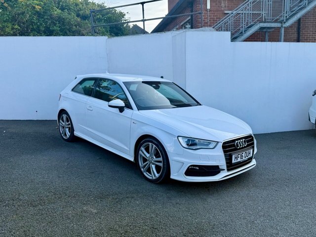 2016 16 Audi A3 1.6 TDI S line Hatchback 3dr Diesel Manual Euro 6 (s/s) (Nav) (110 ps)
