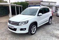 USED 2014 64 VOLKSWAGEN TIGUAN 2.0 TDI BlueMotion Tech R-Line SUV 5dr Diesel DSG 4WD Euro 5 (s/s) (Nav) (177 ps) 