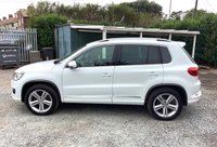 USED 2014 64 VOLKSWAGEN TIGUAN 2.0 TDI BlueMotion Tech R-Line SUV 5dr Diesel DSG 4WD Euro 5 (s/s) (Nav) (177 ps) 