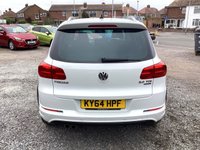 USED 2014 64 VOLKSWAGEN TIGUAN 2.0 TDI BlueMotion Tech R-Line SUV 5dr Diesel DSG 4WD Euro 5 (s/s) (Nav) (177 ps) 