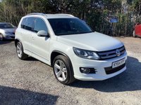 USED 2014 64 VOLKSWAGEN TIGUAN 2.0 TDI BlueMotion Tech R-Line SUV 5dr Diesel DSG 4WD Euro 5 (s/s) (Nav) (177 ps) 