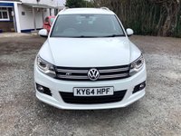 USED 2014 64 VOLKSWAGEN TIGUAN 2.0 TDI BlueMotion Tech R-Line SUV 5dr Diesel DSG 4WD Euro 5 (s/s) (Nav) (177 ps) 