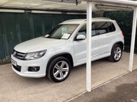 USED 2014 64 VOLKSWAGEN TIGUAN 2.0 TDI BlueMotion Tech R-Line SUV 5dr Diesel DSG 4WD Euro 5 (s/s) (Nav) (177 ps) 