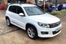 USED 2014 64 VOLKSWAGEN TIGUAN 2.0 TDI BlueMotion Tech R-Line SUV 5dr Diesel DSG 4WD Euro 5 (s/s) (Nav) (177 ps) 
