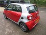 USED 2017 17 SMART FORFOUR 0.9T BRABUS Xclusive Night Sky Hatchback 5dr Petrol Twinamic Euro 6 (s/s) (109 ps) Automatic Despite this very low mileage automatic only having 27,590 miles on the clock from new, it comes perfectly maintained with full service history (8 x service records including 5 x Smart main dealer plus a fresh service and detailed inspection upon arrival to us). MOT until November 2026 (no advisories). Superb fuel economy with over 61 average mpg! Two Previous Owners.